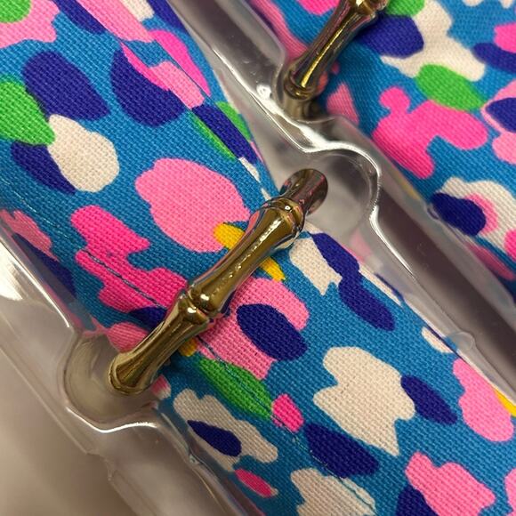 Lilly Pulitzer Hottie Dottie Napkin Rings Set of 4 NWT Gift Boxed - Picture 2 of 5